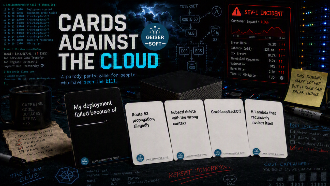 Cards Against the Cloud card deck